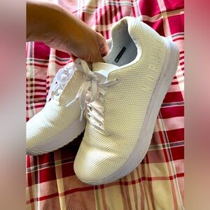 No Bull - All White Sneakers - Size 10